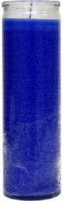 Plain-Blue-Encased-Vigil-Light-Candle-at-the-Missionary-Independent-Spiritual-Church-in-Forestville-California
