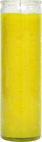 Plain-Yellow-Encased-Vigil-Light-Candle-at-the-Missionary-Independent-Spiritual-Church-in-Forestville-California
